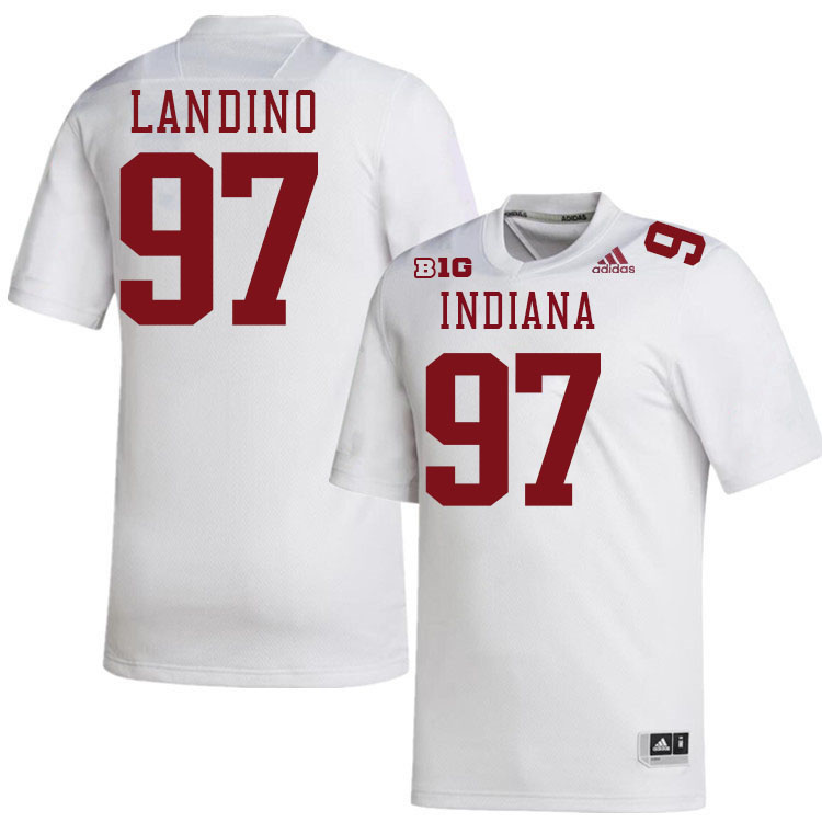 Mario Landino Indiana Jerssey,Indiana University Hooisers Football Jersey,Uniforms-White